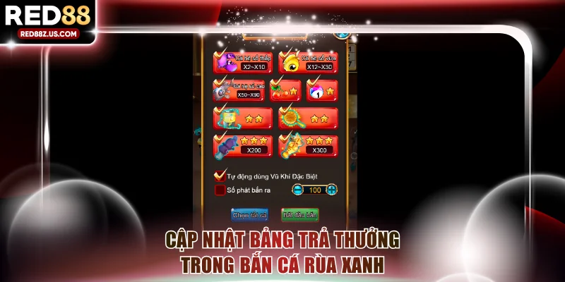 Nắm vững bảng trả thưởng để xả đạn hợp lý