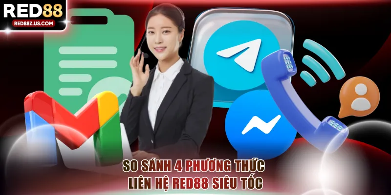 So sánh 4 phương thức liên hệ RED88 siêu tốc