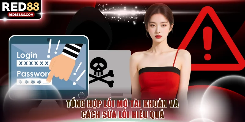 Tổng hợp lỗi mở tài khoản và cách sửa lỗi hiệu quả